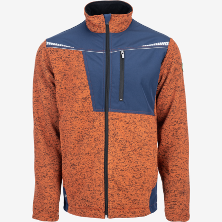 Cerva STIRLING STRETCH – męski sweter polarowy z recyklingu, odblaskowy trykot