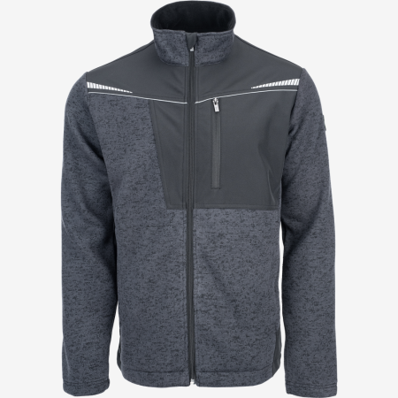 Cerva STIRLING STRETCH – męski sweter polarowy z recyklingu, odblaskowy trykot