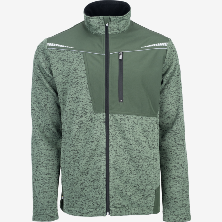 Cerva STIRLING STRETCH – męski sweter polarowy z recyklingu, odblaskowy trykot