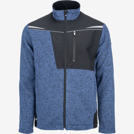 Cerva STIRLING STRETCH – męski sweter polarowy z recyklingu, odblaskowy trykot