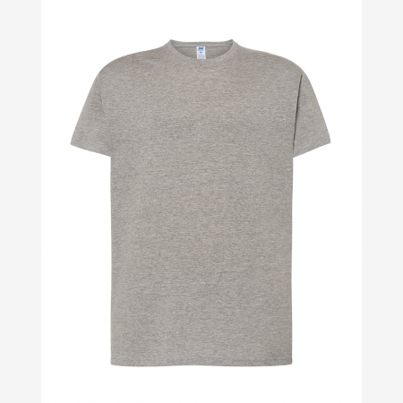 Koszulka T-shirt JHK TSRA190 w kolorze Grey Melange