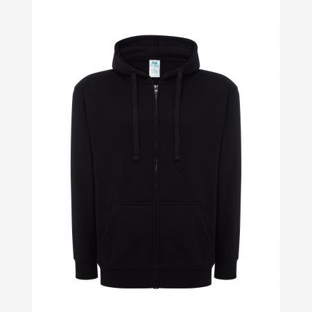 JHK SWUA HOOD Męska bluza z kapturem zapinana na zamek