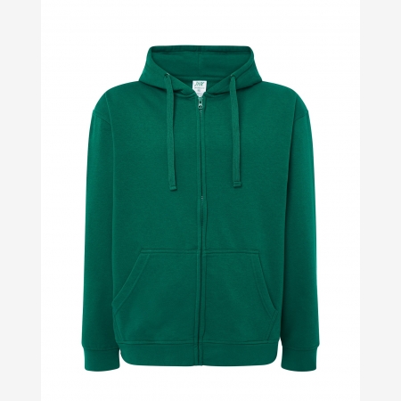 JHK SWUA HOOD Męska bluza z kapturem zapinana na zamek