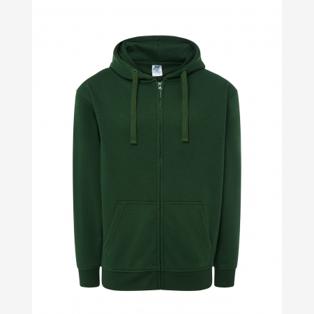 JHK SWUA HOOD Męska bluza z kapturem zapinana na zamek