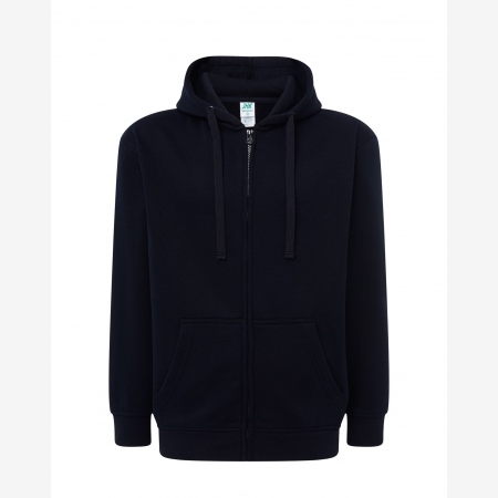 JHK SWUA HOOD Męska bluza z kapturem zapinana na zamek