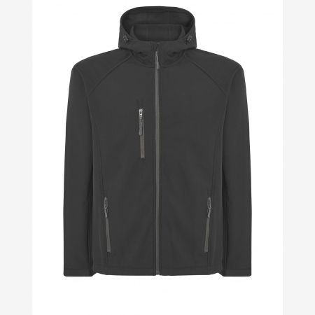 JHK SOFTSHELL JACKET HOODED MAN