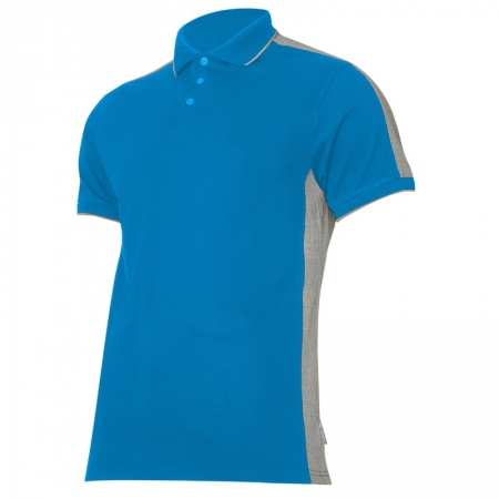 LAHTI PRO koszulka polo niebiesko szara L40319