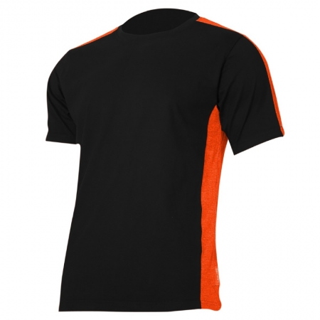 LAHTI PRO t-shirt koszulka czarno pomarańczowy 180G L40230