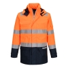 Portwest FR605 Trudnopalna i antystatyczna kurtka ostrzegawcza Bizflame Rain + Light Arc