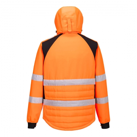 Portwest CD863 Ostrzegawcza kurtka hybrydowa WX2 Eco Hi-Vis Baffle