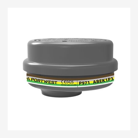 PORTWEST P971 - Filtr Kombinowany ABEK1P3 z połączeniem bagnetowym (opak. 4)