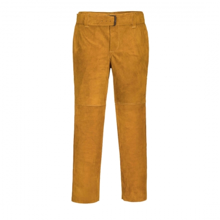 PORTWEST SW31 - Skórzane spodnie spawalnicze