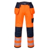 Portwest T501 Spodnie ostrzegawcze PW3 z kieszeniami kaburowymi robocze