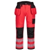 Portwest T501 Spodnie ostrzegawcze PW3 z kieszeniami kaburowymi robocze
