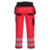 Portwest T501 Spodnie ostrzegawcze PW3 z kieszeniami kaburowymi robocze