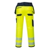Portwest T501 Spodnie ostrzegawcze PW3 z kieszeniami kaburowymi robocze