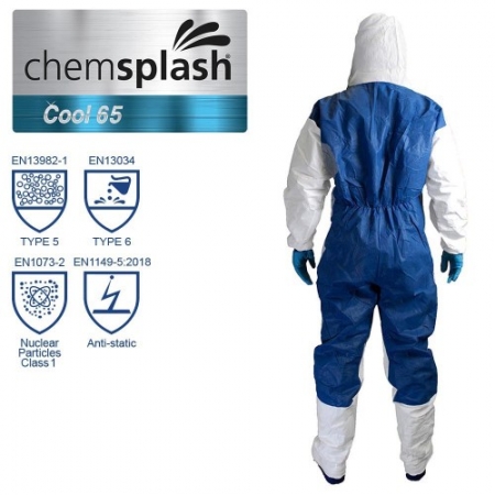 Chemsplash Cool 65 Coverall Type 5/6 - Style No. 2510