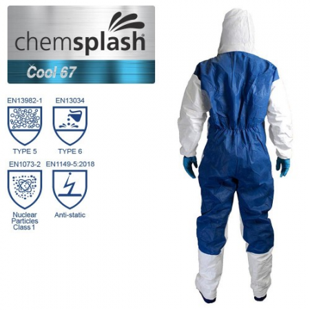 Chemsplash Cool 67 Coverall Type 5/6 - Style No. 2510