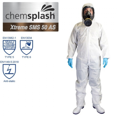 Chemsplash Xtreme SMS 50 kombinezon antystatyczny typ 5/6 - styl nr 2503