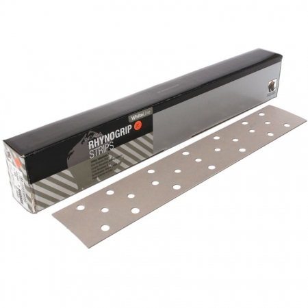 INDASA Paski ścierne na rzep 70x420mm 23H Rhynogrip Strips White Line