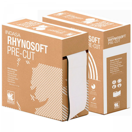 INDASA Papier ścierny na gąbce Rhynosoft PRE-CUT (115 mm x 25 m)
