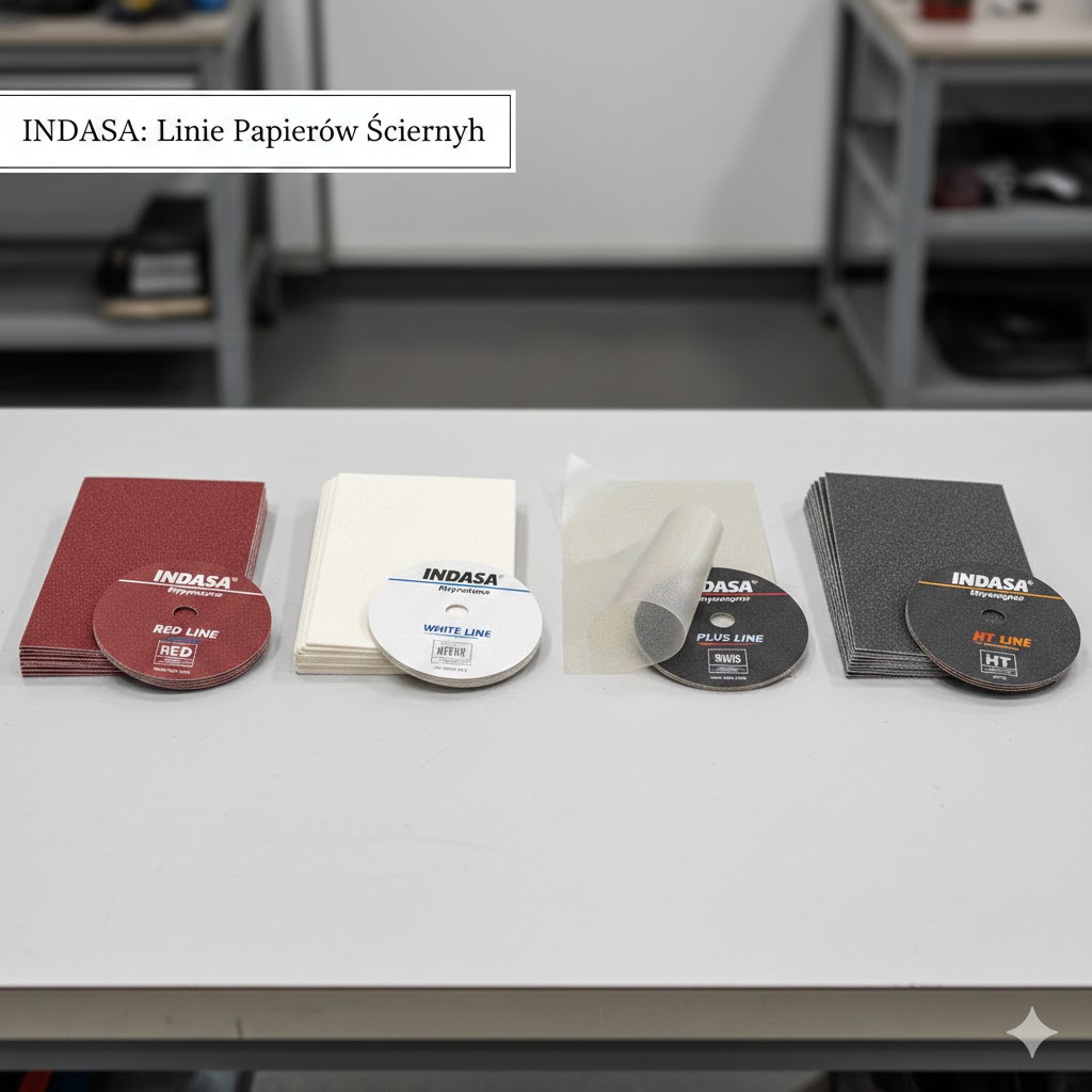 Przewodnik po papierach ściernych INDASA: Jak wybrać najlepszą linię do swoich zadań?