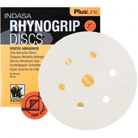 INDASA RHYNOGRIP PLUS LINE 150mm 6+1H