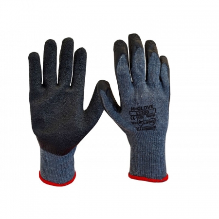 M-GLOVE L1200 3121X rękawice z dzianiny powlekane szorstkowanym lateksem