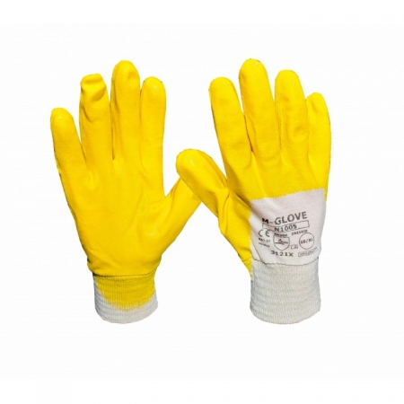 M-GLOVE N1005 3121X Rękawice ochronne wykonane z dzianiny bawełnianej powlekane nitrylem