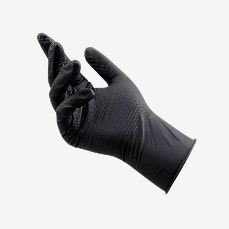 M-GLOVE CARO-GRIP rękawice nitrylowe z diamentową teksturą