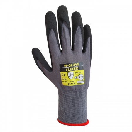 M-GLOVE FLEXER 3141X powlekane lateksem