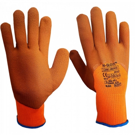 M-GLOVE L3001 ORANGE 2242X X2X Rękawice ochronne ocieplane.