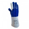 M-GLOVE TIG KEVLAR BLUE 4123X 411X4X Rękawice ochronne spawalnicze wykonane ze skóry licowej z mankietem z dwoiny bydlęcej.