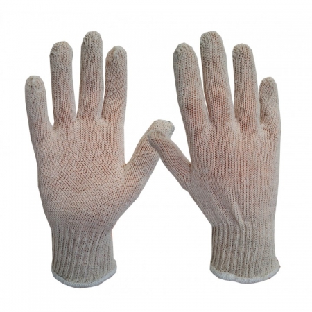 M-GLOVE NATU ECRU KAT.I. Rękawice ochronne wykonane z dzianiny bawełnianej (rozm. 10)