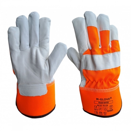 M-GLOVE RIGGER WINTER ORANGE 2132X X3X licowana skóra kozia rozm. 10,5