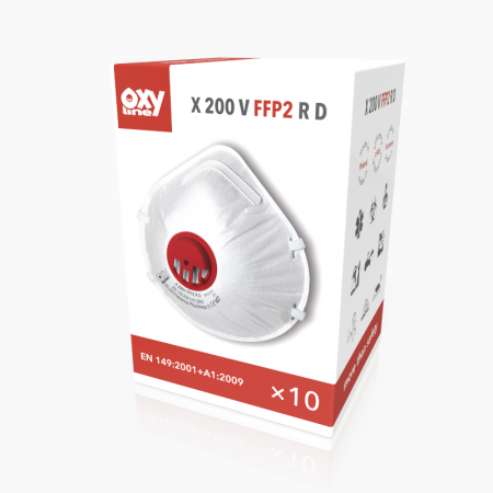 OXYLINE X 200V FFP2 R D półmaska filtrująca