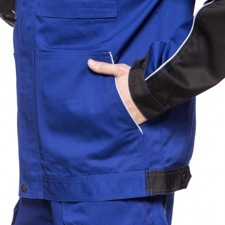 Bluza robocza HELIOS AVACORE w kolorze niebiesko- czarnym