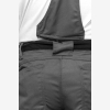 Spodnie z odpinanymi szelkami LENNOX szaro czarne z czerwonymi elementami