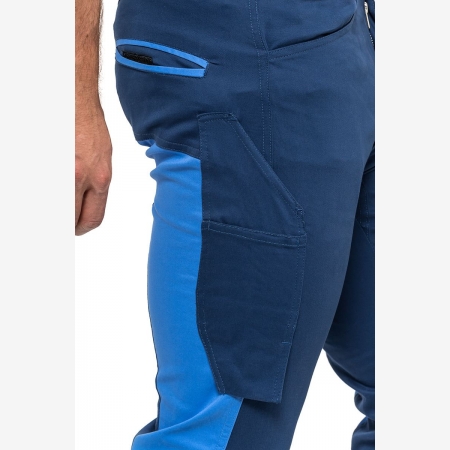 Spodnie do pasa TUBBOS w kolorze niebiesko-błękitne